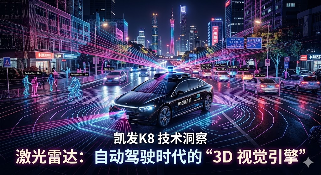 【凯发K8技术洞察】激光雷达：自动驾驶时代的“3D 视觉引擎”